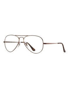 Ray Ban Oftalmico Rb6489 2531 Cafe Aviator Large Metal