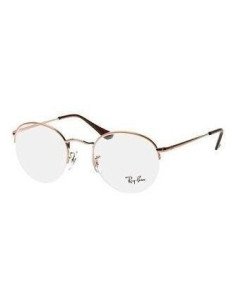 Ray Ban Oftalmico Rb3947v 2943 Round Gaze Bronce Cafe