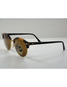 Ray Ban Rb4246 1160 Clubround Fleck Carey Cafe B-15 Clasico