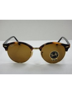 Ray Ban Rb4246 1160 Clubround Fleck Carey Cafe B-15 Clasico