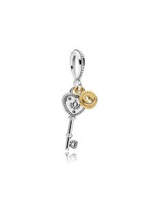 Charm Pandora Llave en forma de corazónColga PA163