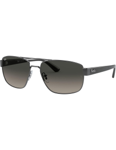 Ray Ban Rb3663 004/71 Square Shape Gris degradado Plateado Negro