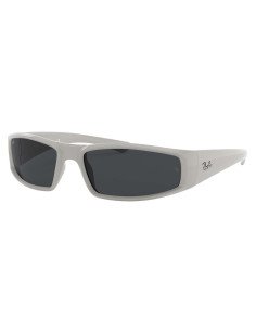 Ray Ban Rb4335 6488/87 Rectangular Acetato Blanco Negro G-15