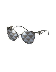 Prada SPR 50ZS 1AB-03T Irregular Black Silver Tampo Triangles