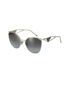 Prada SPR 50ZS 1BC-09S Irregular Sunglasses Silver Gray Gradient