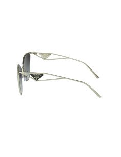 Prada SPR 50ZS 1BC-09S Irregular Sunglasses Silver Gray Gradient