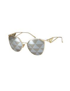 Prada SPR 50ZS ZVN-04T Irregular Pale Gold Tampo Triangles