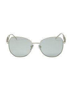 Prada SPR 57YS 1BC-07D Butterfly Shape Gray Silver