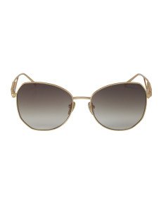 Prada SPR 57YS ZVN-3D0 Butterfly Shape Pale Gold Brown