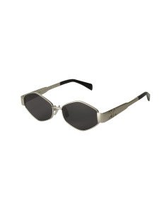 Celine CL40254U 16A Geometric Shape Gray Silver