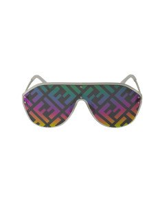 Fendi FF M0039/G/S F074/R3 New Aviator Grey Multicolor Mirrored
