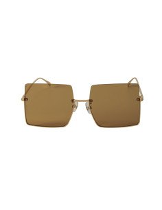 Fendi FF0401/S 001 Square Shape Gold Yellow Original
