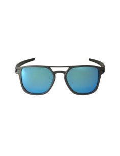 Oakley OO4128 0453 Latch Alpha Matte Gunmetal Prizm Sapphire Polarized