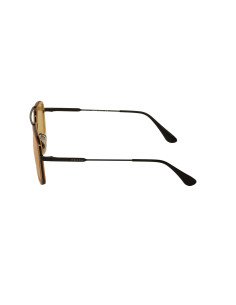 Prada SPR 57XS 03A-0B7 Aviator Square Yellow Black