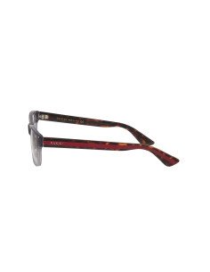 Gucci Gg0006O 004 Oftalmico Square Shape Gris transparente Rojo