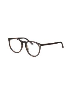 Gucci Gg0027O 002 Oftálmico Round Acetato Carey Dorado