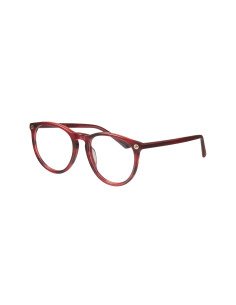 Gucci Gg0027O 004 Oftalmico Round Acetato Vino Claro