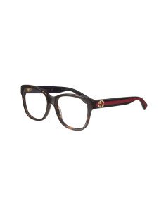 Gucci Gg0038O 003 Square Oftalmico Carey Azul Clasico Original