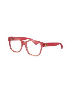 Gucci Gg0038o 004 Oftalmico Square Terracota Dorado Original