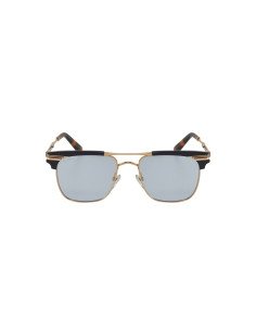 Gucci Gg0287s 006 Clubmaster Gris Transparente Dorado Original