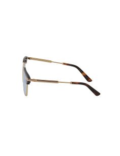 Gucci Gg0287s 006 Clubmaster Gris Transparente Dorado Original