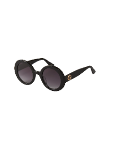 Gucci Gg0319s 001 Oval Round Fashion Negro Degradado Clasico