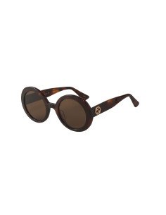 Gucci Gg0319s 002 Oval Round Fashion Carey Cafe transparente
