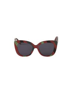 Gucci Gg0327S 005 Square Overseized Rojo Azul Negro