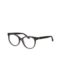 Gucci Gg0329O 001 Oftalmico Round Negro Dorado Original