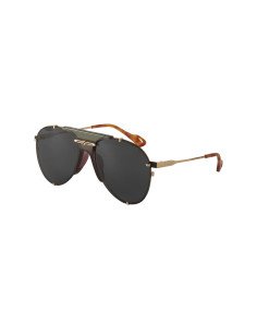 Gucci Gg0740S 001 Aviator Metal Gris Carey Dorado Original