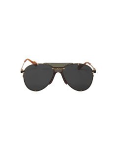 Gucci Gg0740S 001 Aviator Metal Gris Carey Dorado Original