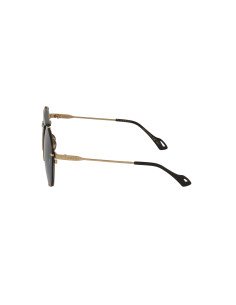 Gucci Gg0740S 002 Aviator Metal Azul Transparente Dorado