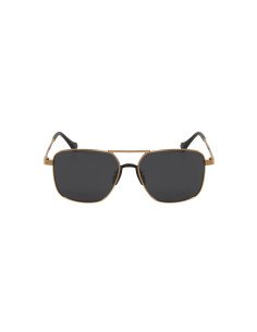 Gucci GG0743S 002 Aviator Square Metal Cafe Dorado