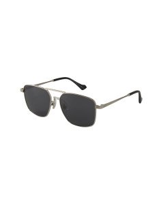 Gucci GG0743S 005 Aviator Square Metal Negro Plateado