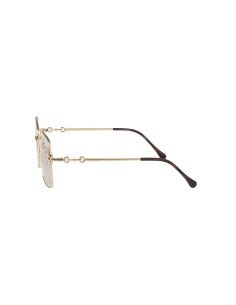 Gucci GG0883OA 003 Oftalmico Square Shape Dorado Claro Carey
