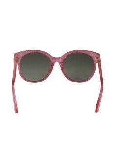 Gucci Gg0035s 005 Round Shape Rosa Brillante Gris degradado