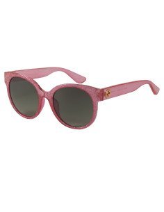 Gucci Gg0035s 005 Round Shape Rosa Brillante Gris degradado