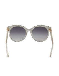 Gucci Gg0035s 007 Round Shape Transparente Brillante Gris degradado