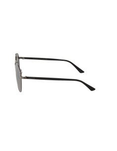 Gucci Gg0043SA 001 Aviator Metal Shape Gris Negro Original