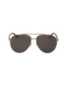 Gucci Gg0043SA 003 Aviator Metal Negro Carey Original
