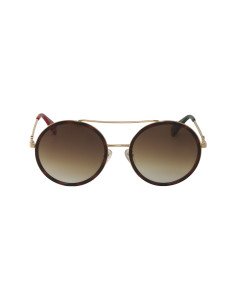 Gucci Gg0061s 013 Round Double Bridge Cafe degradado Carey