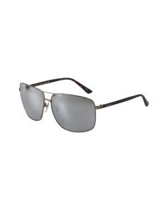 Gucci Gg0065sk 002 Aviador Gris Plateado Espejo Original