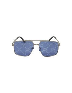 Gucci Gg0941s 004 Fashion Aviator Azul Espejo Plata