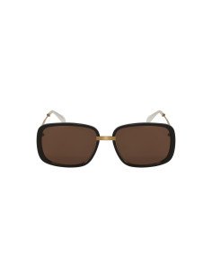 Gucci Gg0787s 002 Square shape Vino Negro Dorado Original