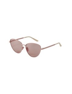 Gucci Gg0803s 003 Eye Cat Metal Rosa Transparente Original