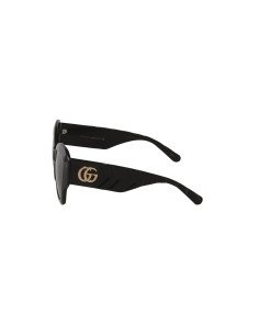 Gucci Gg0808S 001 Square Shape Negro Dorado Original
