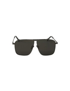 Gucci Gg0840s 001 Square Aviator Plateado Negro Original