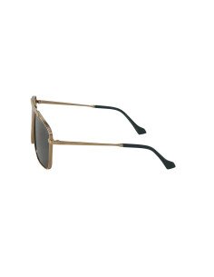 Gucci Gg0840s 002 Square Aviator Dorado Negro Original