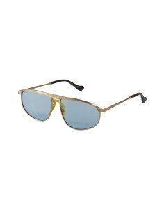 Gucci Gg0841s 003 Aviator Square Azul Dorado Original