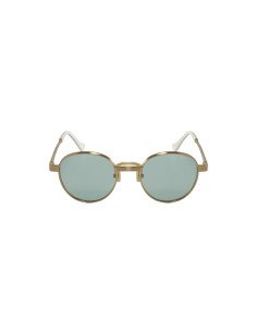 Gucci Gg0872s 002 Round Metal Dorado Verde Original